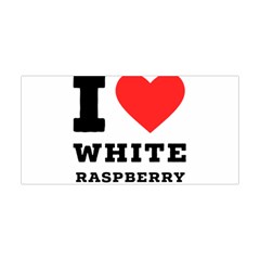 I Love White Raspberry Yoga Headband by ilovewhateva