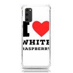 I love white raspberry Samsung Galaxy S20 6.2 Inch TPU UV Case Front