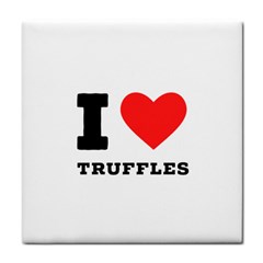 I Love Truffles Face Towel by ilovewhateva