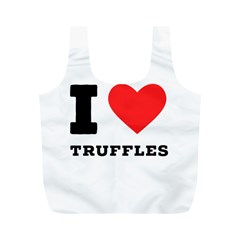 I Love Truffles Full Print Recycle Bag (m) by ilovewhateva