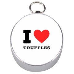 I Love Truffles Silver Compasses by ilovewhateva