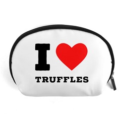 I Love Truffles Accessory Pouch (large) by ilovewhateva