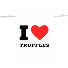 I Love Truffles Lightweight Drawstring Pouch (xl) by ilovewhateva