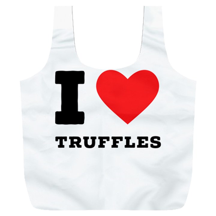 I love truffles Full Print Recycle Bag (XXL)