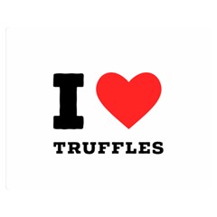 I Love Truffles Premium Plush Fleece Blanket (medium)