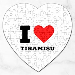 I Love Tiramisu Jigsaw Puzzle (heart) by ilovewhateva