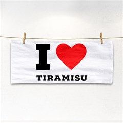 I Love Tiramisu Hand Towel by ilovewhateva