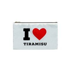 I Love Tiramisu Cosmetic Bag (small) by ilovewhateva