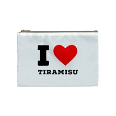 I Love Tiramisu Cosmetic Bag (medium) by ilovewhateva