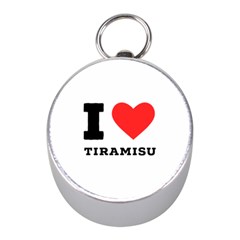 I Love Tiramisu Mini Silver Compasses by ilovewhateva