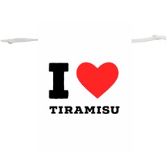 I Love Tiramisu Lightweight Drawstring Pouch (xl) by ilovewhateva