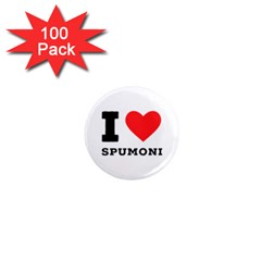 I Love Spumoni 1  Mini Magnets (100 Pack)  by ilovewhateva