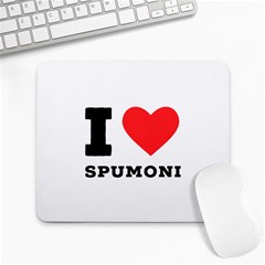 I Love Spumoni Large Mousepad by ilovewhateva