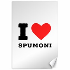 I Love Spumoni Canvas 20  X 30  by ilovewhateva