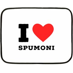 I Love Spumoni Two Sides Fleece Blanket (mini) by ilovewhateva