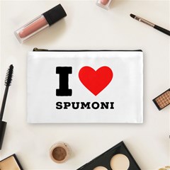 I Love Spumoni Cosmetic Bag (medium) by ilovewhateva