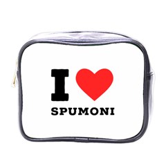 I Love Spumoni Mini Toiletries Bag (one Side) by ilovewhateva