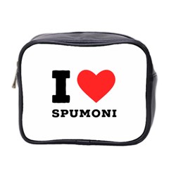 I Love Spumoni Mini Toiletries Bag (two Sides) by ilovewhateva