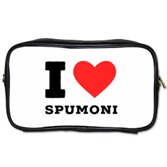 I Love Spumoni Toiletries Bag (one Side) by ilovewhateva