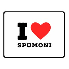 I Love Spumoni Fleece Blanket (small) by ilovewhateva