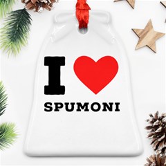 I Love Spumoni Bell Ornament (two Sides) by ilovewhateva