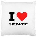 I love spumoni Large Cushion Case (One Side) Front