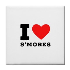 I Love S’mores  Tile Coaster by ilovewhateva