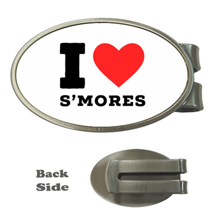 I love s’mores  Money Clips (Oval) 