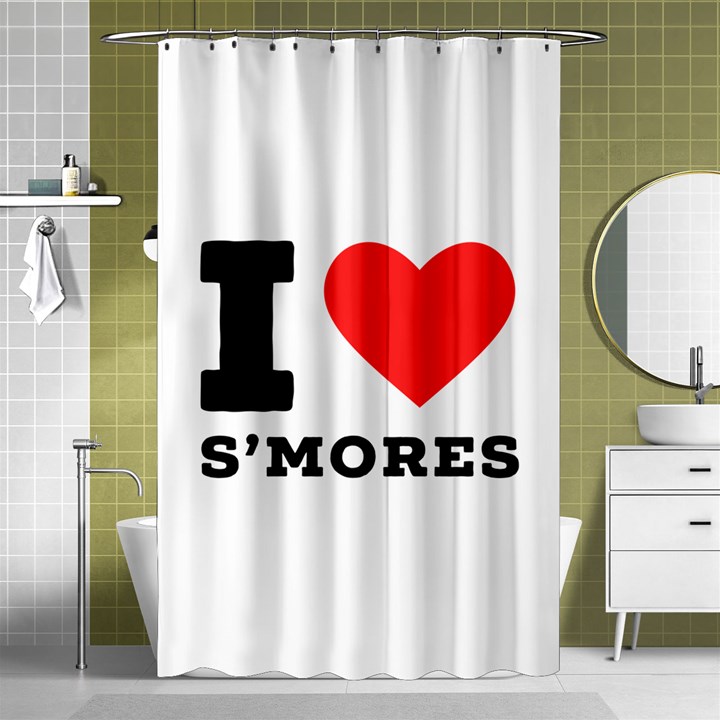 I love s’mores  Shower Curtain 48  x 72  (Small) 