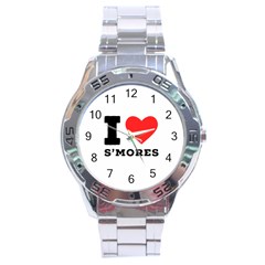 I Love S’mores  Stainless Steel Analogue Watch by ilovewhateva