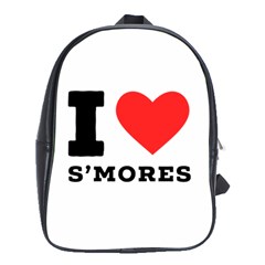 I Love S’mores  School Bag (xl) by ilovewhateva