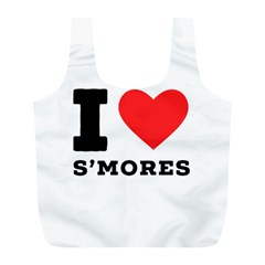 I Love S’mores  Full Print Recycle Bag (l) by ilovewhateva