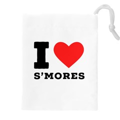 I Love S’mores  Drawstring Pouch (4xl) by ilovewhateva