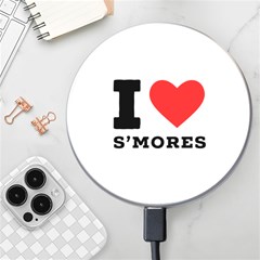 I Love S’mores  Wireless Fast Charger(white) by ilovewhateva