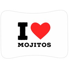 I Love Mojitos  Velour Seat Head Rest Cushion by ilovewhateva