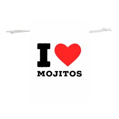 I Love Mojitos  Lightweight Drawstring Pouch (l) by ilovewhateva