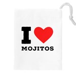 I love mojitos  Drawstring Pouch (5XL) Front