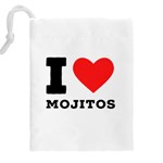 I love mojitos  Drawstring Pouch (5XL) Back