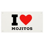 I love mojitos  Banner and Sign 6  x 3  Front