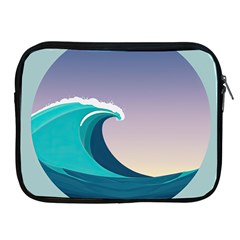 Tsunami Tidal Waves Wave Minimalist Ocean Sea Apple Ipad 2/3/4 Zipper Cases by Ravend