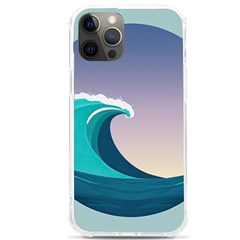 Tsunami Tidal Waves Wave Minimalist Ocean Sea Iphone 12 Pro Max Tpu Uv Print Case by Ravend