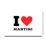 I love martini Small Doormat 24 x16  Door Mat