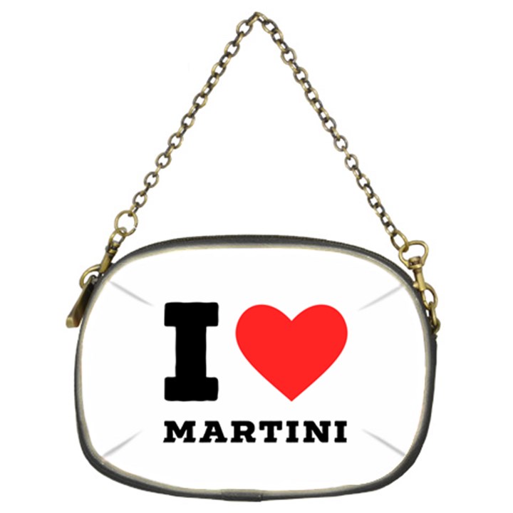 I love martini Chain Purse (Two Sides)