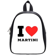 I Love Martini School Bag (small) by ilovewhateva