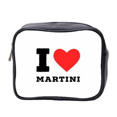 I Love Martini Mini Toiletries Bag (two Sides) by ilovewhateva