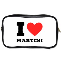 I Love Martini Toiletries Bag (one Side) by ilovewhateva