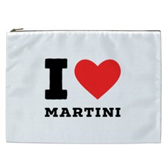 I Love Martini Cosmetic Bag (xxl) by ilovewhateva