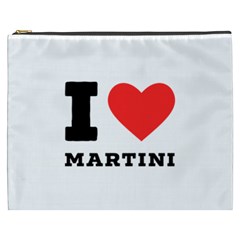 I Love Martini Cosmetic Bag (xxxl) by ilovewhateva