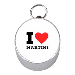 I Love Martini Mini Silver Compasses by ilovewhateva