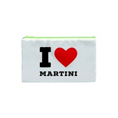 I Love Martini Cosmetic Bag (xs) by ilovewhateva